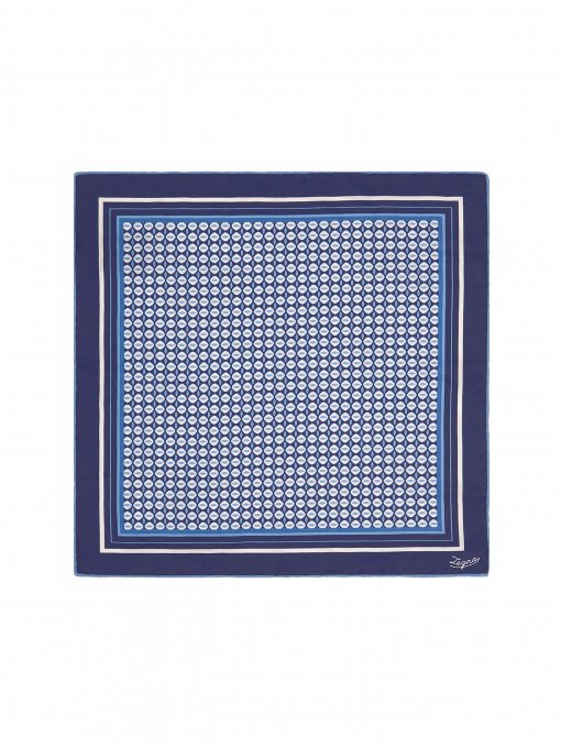 Платок Zegna модель AC309313_Синій Фото