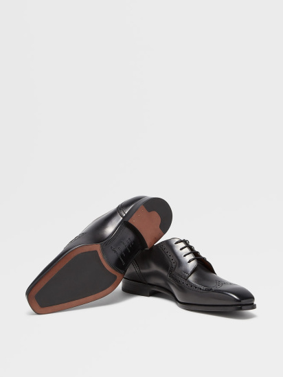 Броги Zegna модель FT310288_Чорний — фото 3 - INTERTOP