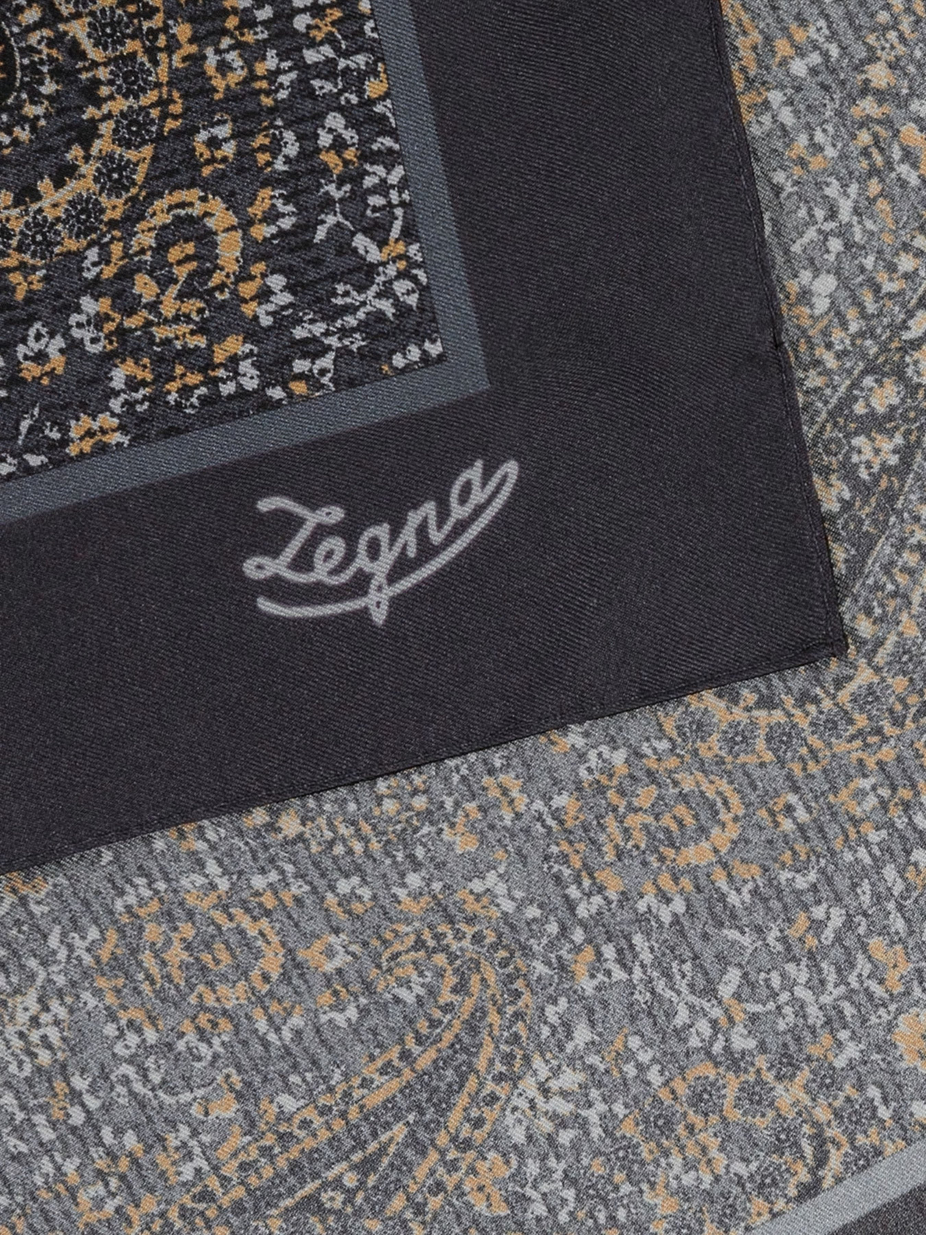 Хустка Zegna модель AC311457_Коричневий/Чорний Фото