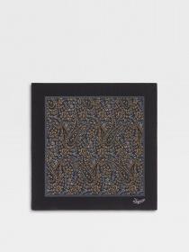 Хустка Zegna модель AC311457_Коричневий/Чорний Фото