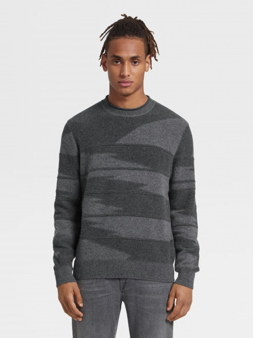 Джемпер Zegna модель KN313002_Сірий Фото