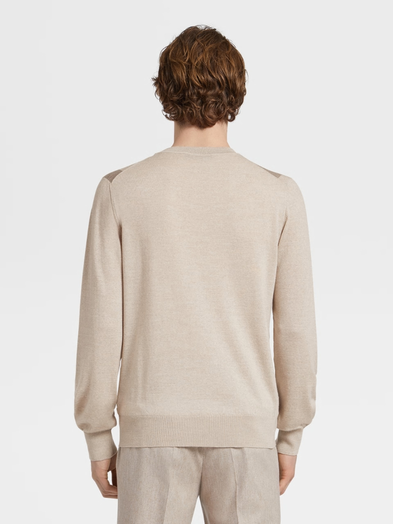 Джемпер Zegna модель KN313062_Бежевий Фото