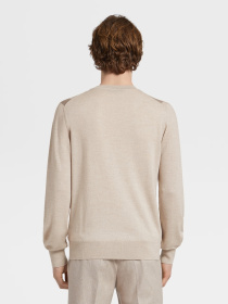 Джемпер Zegna модель KN313062_Бежевий Фото