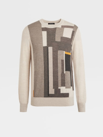 Джемпер Zegna модель KN313062_Бежевий Фото