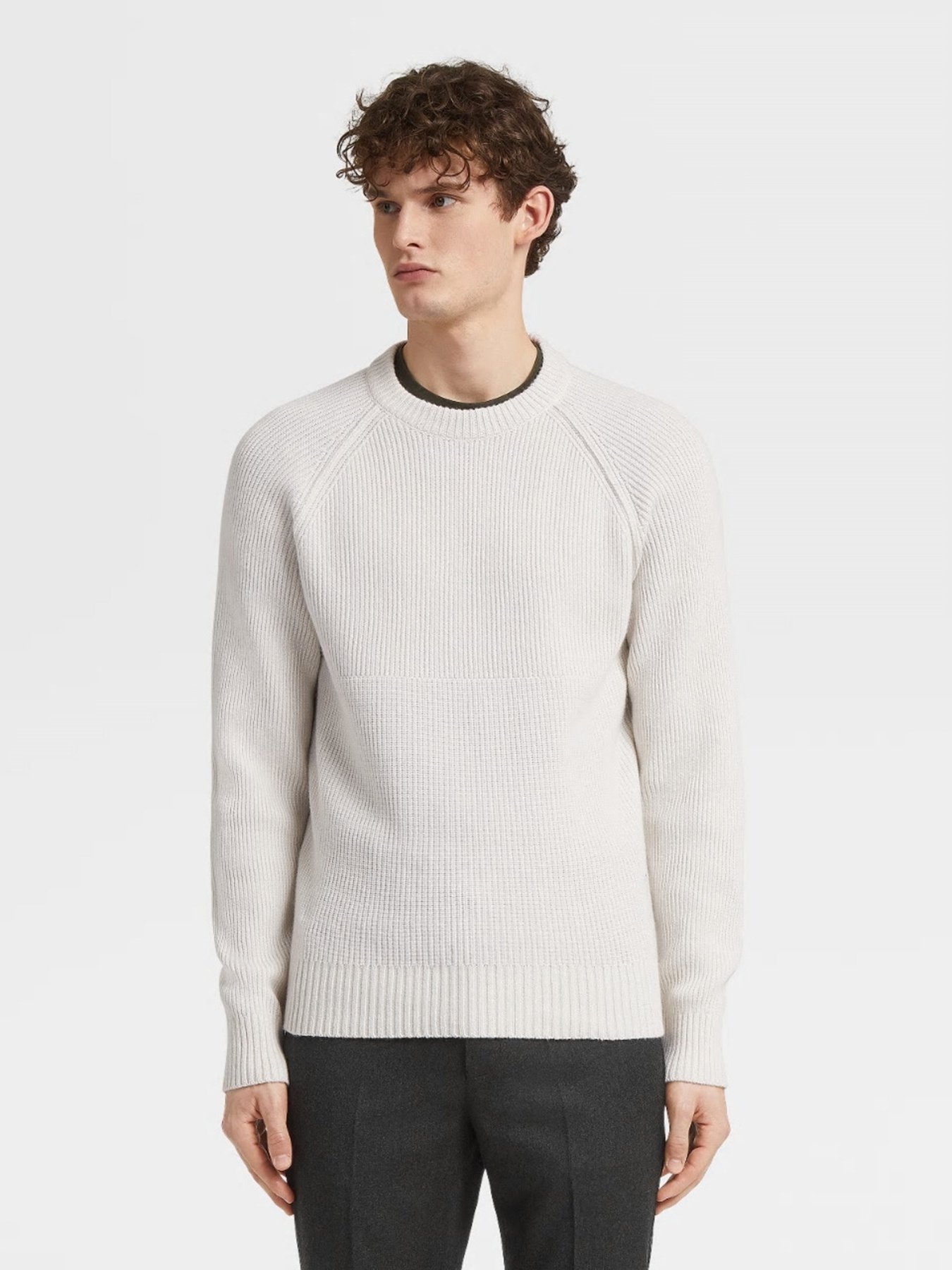 Джемпер Zegna модель KN313461_Бежевий Фото