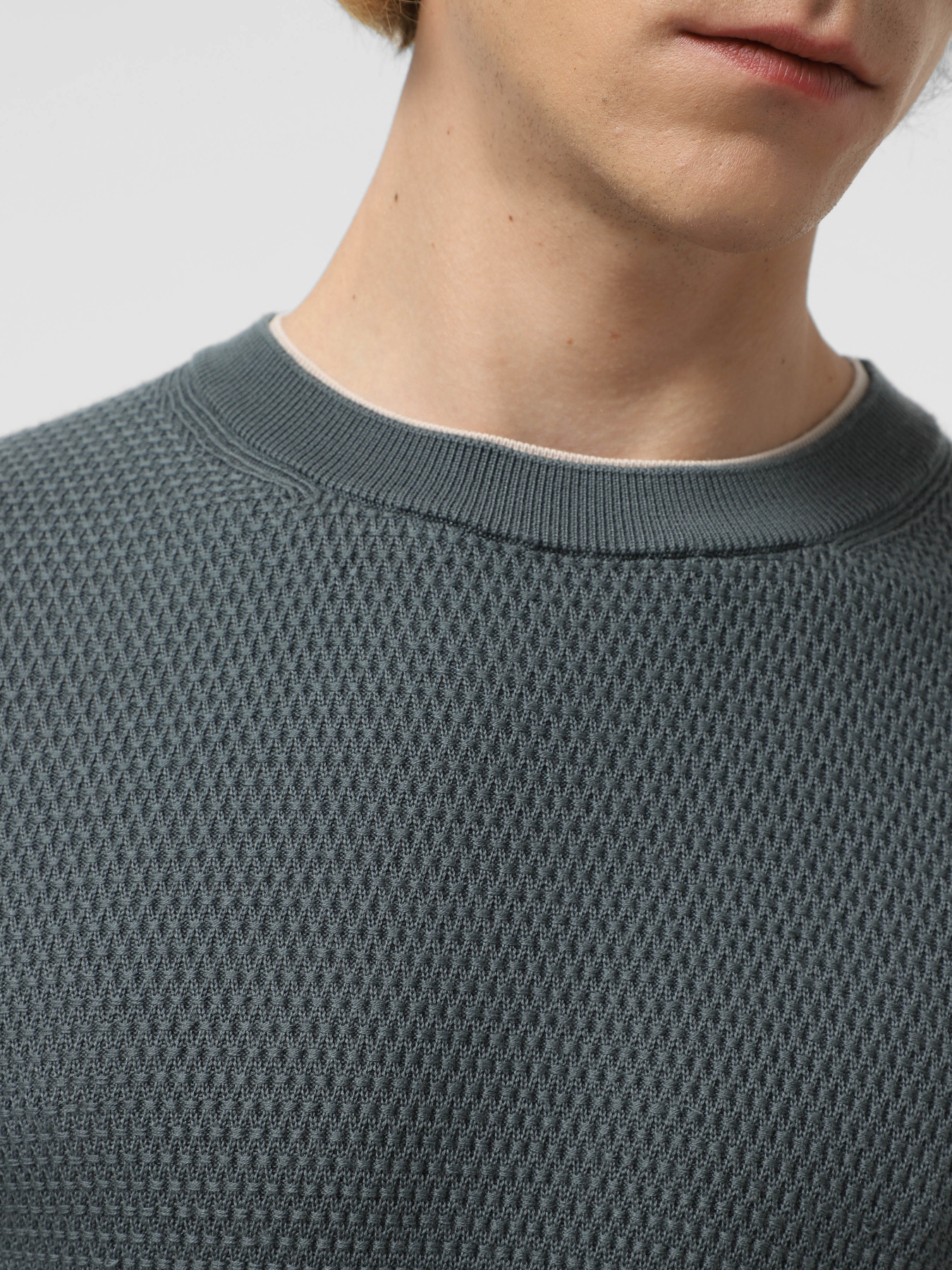 Джемпер Zegna модель KN313924_Морська хвиля Фото