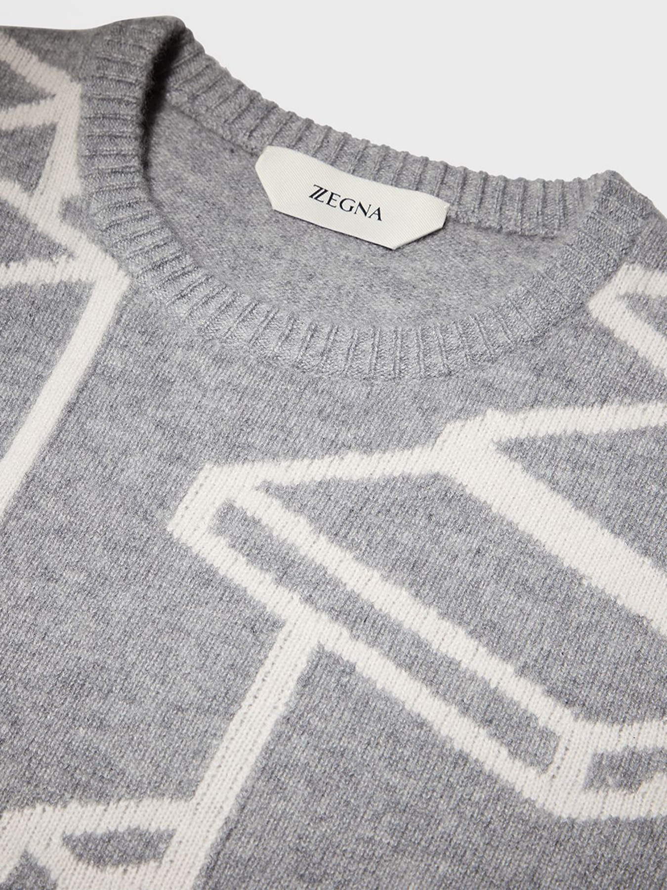Свитер Zegna модель KN315037_Сірий Фото