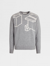 Свитер Zegna модель KN315037_Сірий Фото