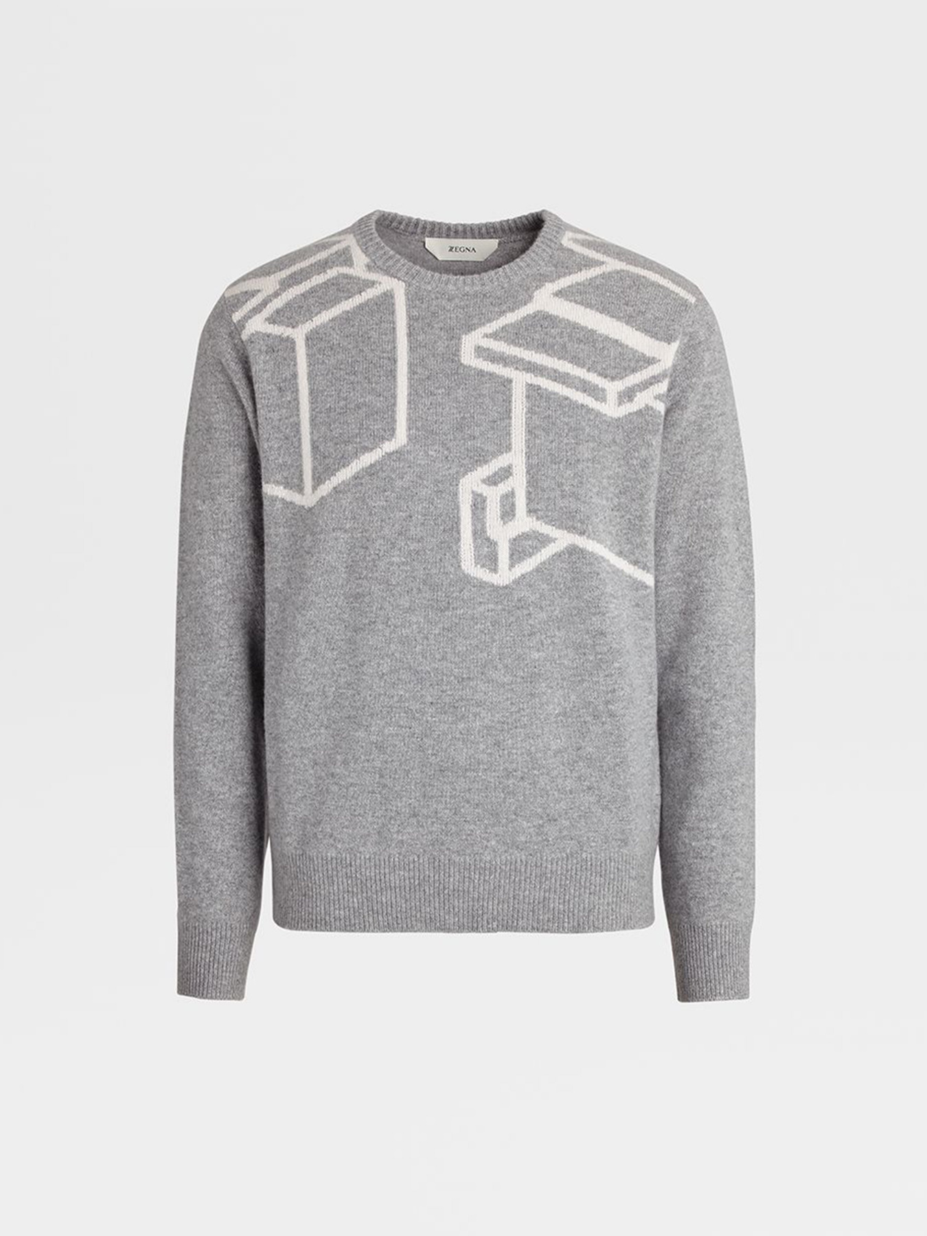 Свитер Zegna модель KN315037_Сірий Фото