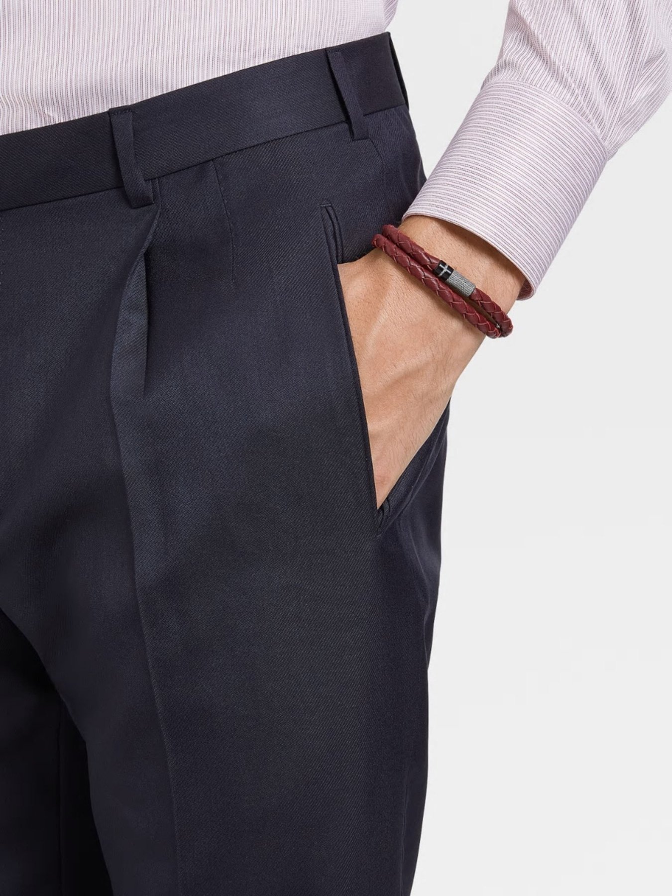 Кожаные Zegna модель BU313495_Червоний Фото