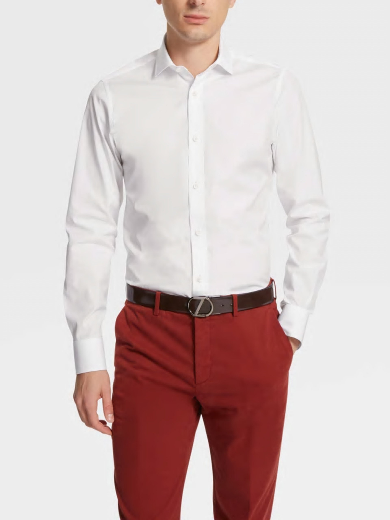Сорочки Zegna модель SH308403_Білий Сорочки Zegna модель SH308403_Білий Фото