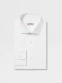 Рубашка повседневная Zegna модель SH308403_Білий Рубашка повседневная Zegna модель SH308403_Білий Фото