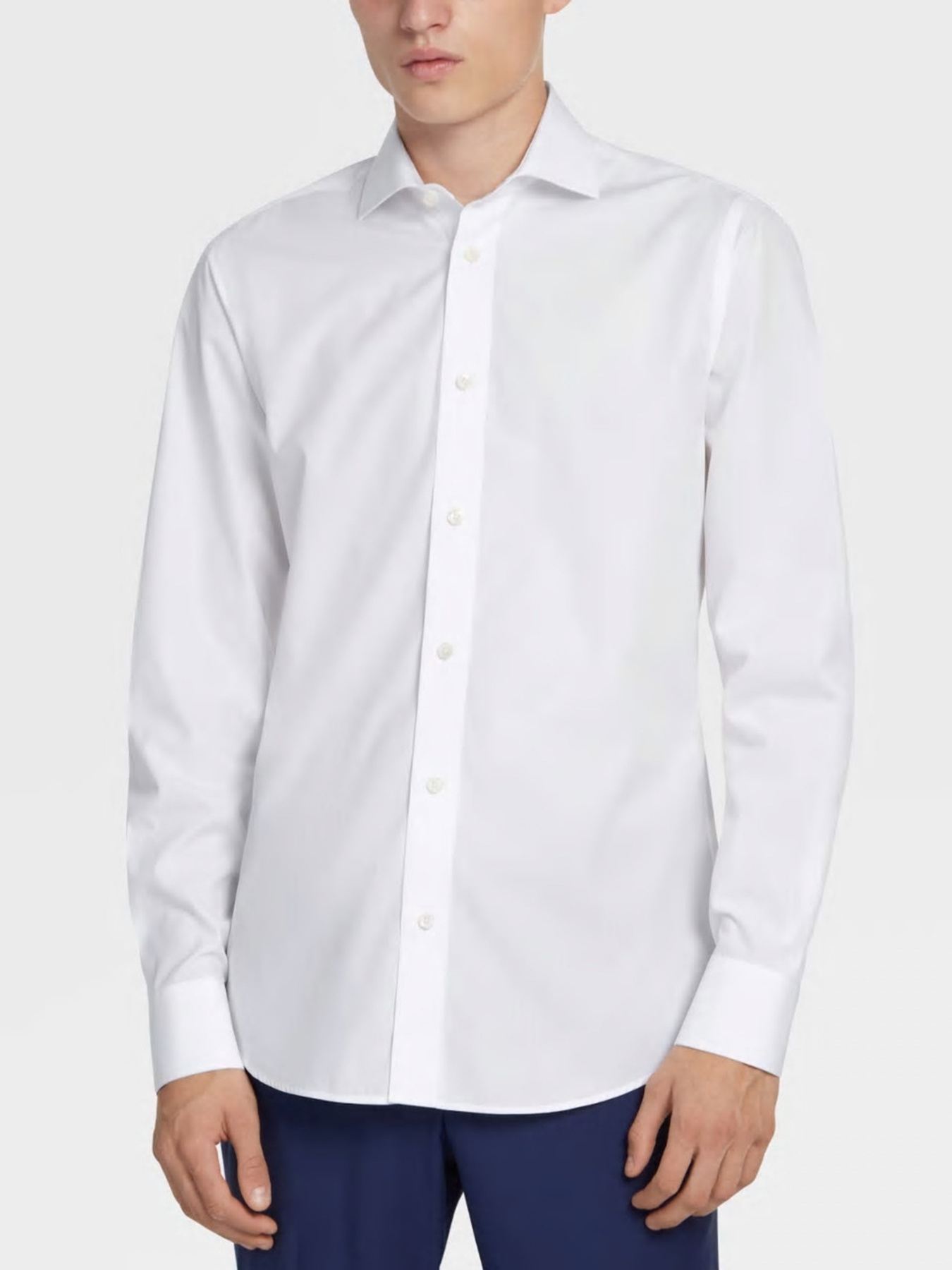 Рубашка повседневная Zegna модель SH310323_Білий Фото