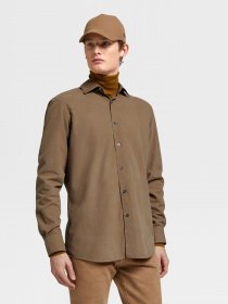 Рубашка Zegna модель SH311374_Бежевий Фото