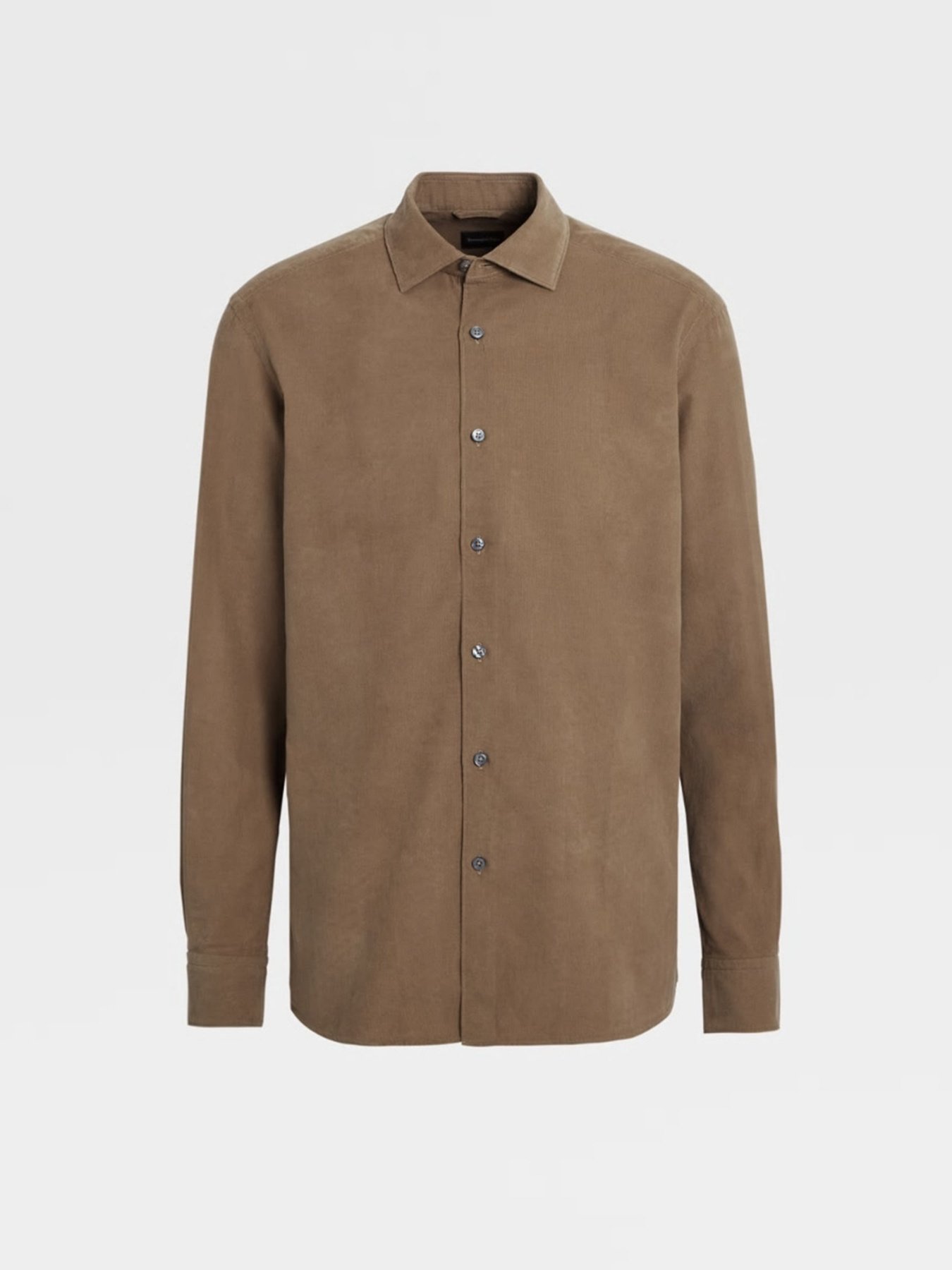 Рубашка повседневная Zegna модель SH311374_Бежевий Фото