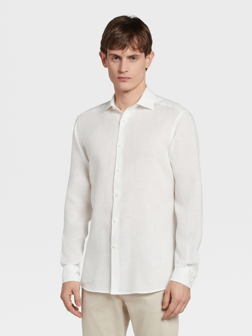 Рубашка повседневная Zegna модель SH312264_Білий Фото