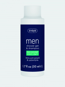 Гель для душа-шампунь For Men Ziaja модель 5901887043638 Фото