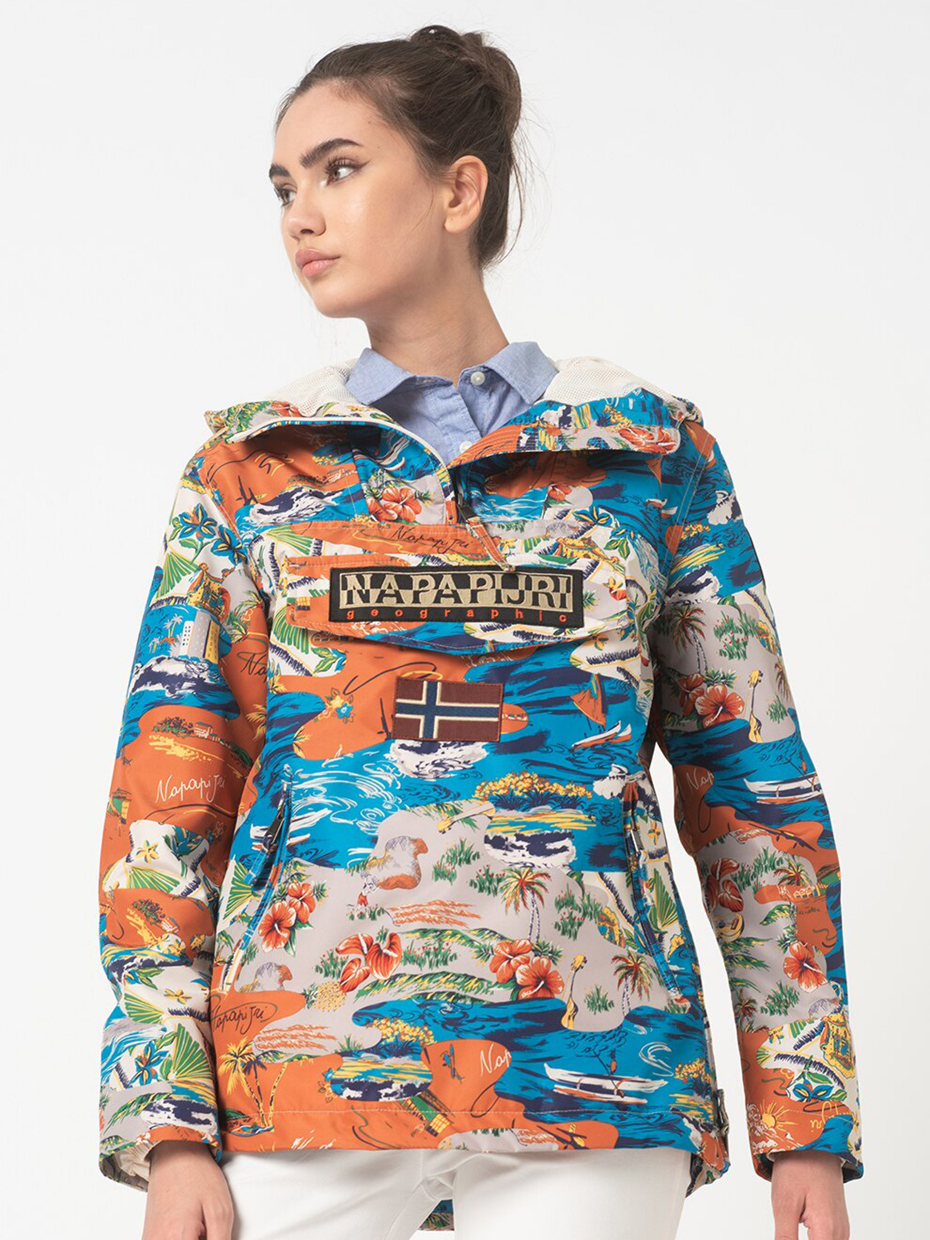 Анорак Napapijri Rainforest модель NP0A4FDOF4W1 Анорак Napapijri Rainforest модель NP0A4FDOF4W1 Фото