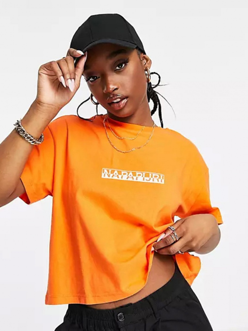 Футболки і поло Napapijri S-BOX W CROPPED модель NP0A4FHGA1A1 Фото