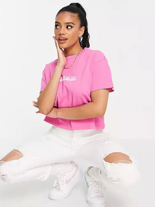 Футболки и поло Napapijri S-BOX W CROPPED модель NP0A4FHGPR11 Фото