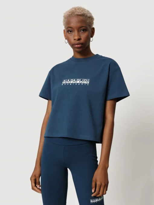 Футболки і поло Napapijri S-BOX W CROPPED 2 модель NP0A4FSOBB81 Фото