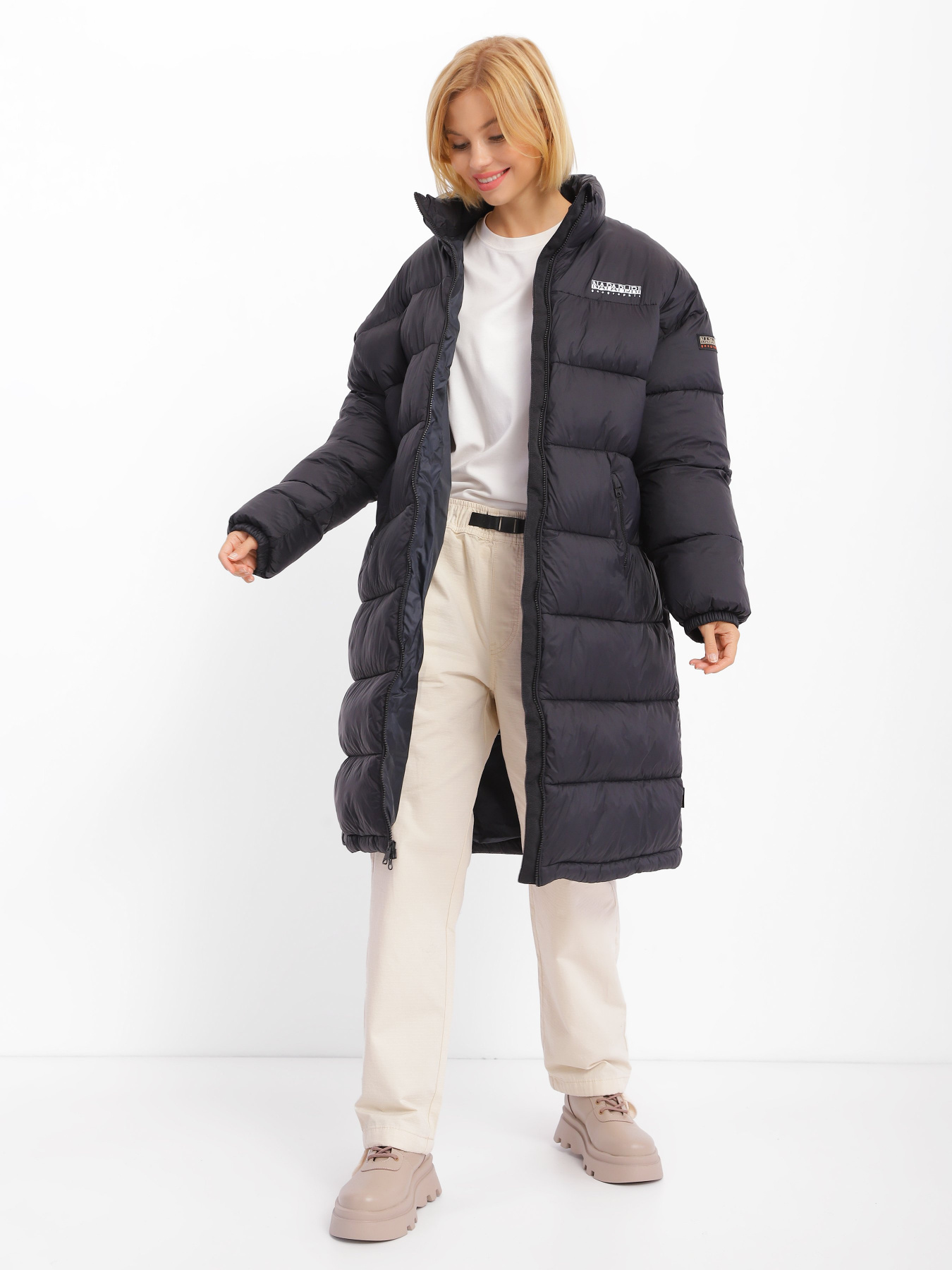 Зимняя куртка Napapijri Box Long модель NP0A4GKM0411 Фото