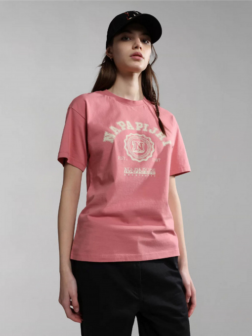 Футболка Napapijri  S-Moreno модель NP0A4GYUPB11 Фото