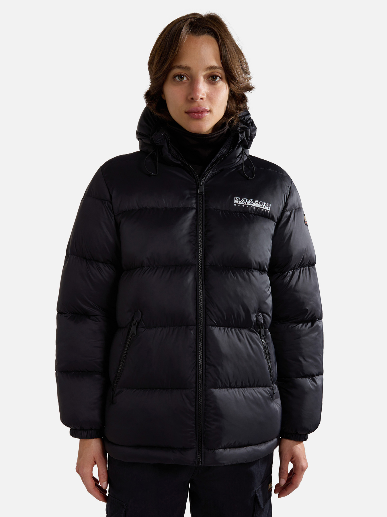 Демисезонная куртка Napapijri Box Medium Puffer модель NP0A4HCP0411 Фото