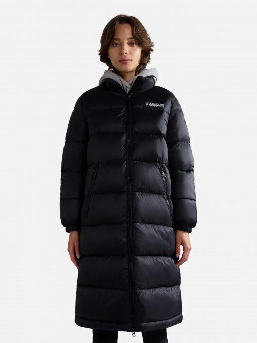 Куртки и дубленки Napapijri Box Long Puffer модель NP0A4HJW0411 Фото