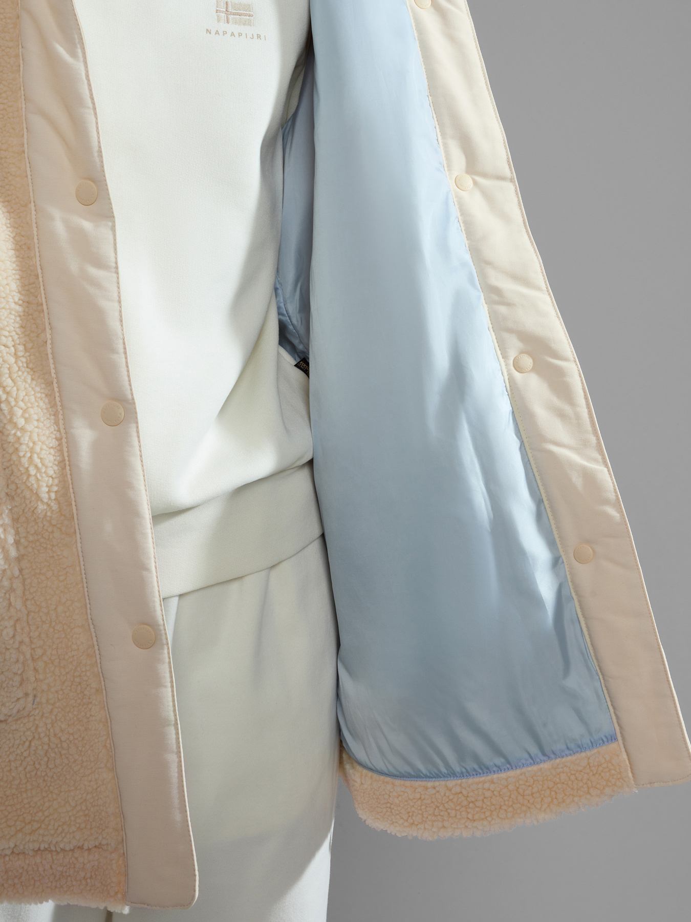 Пальто Napapijri Astrolabe Turtleneck Fleece модель NP0A4HBSNS51 Фото