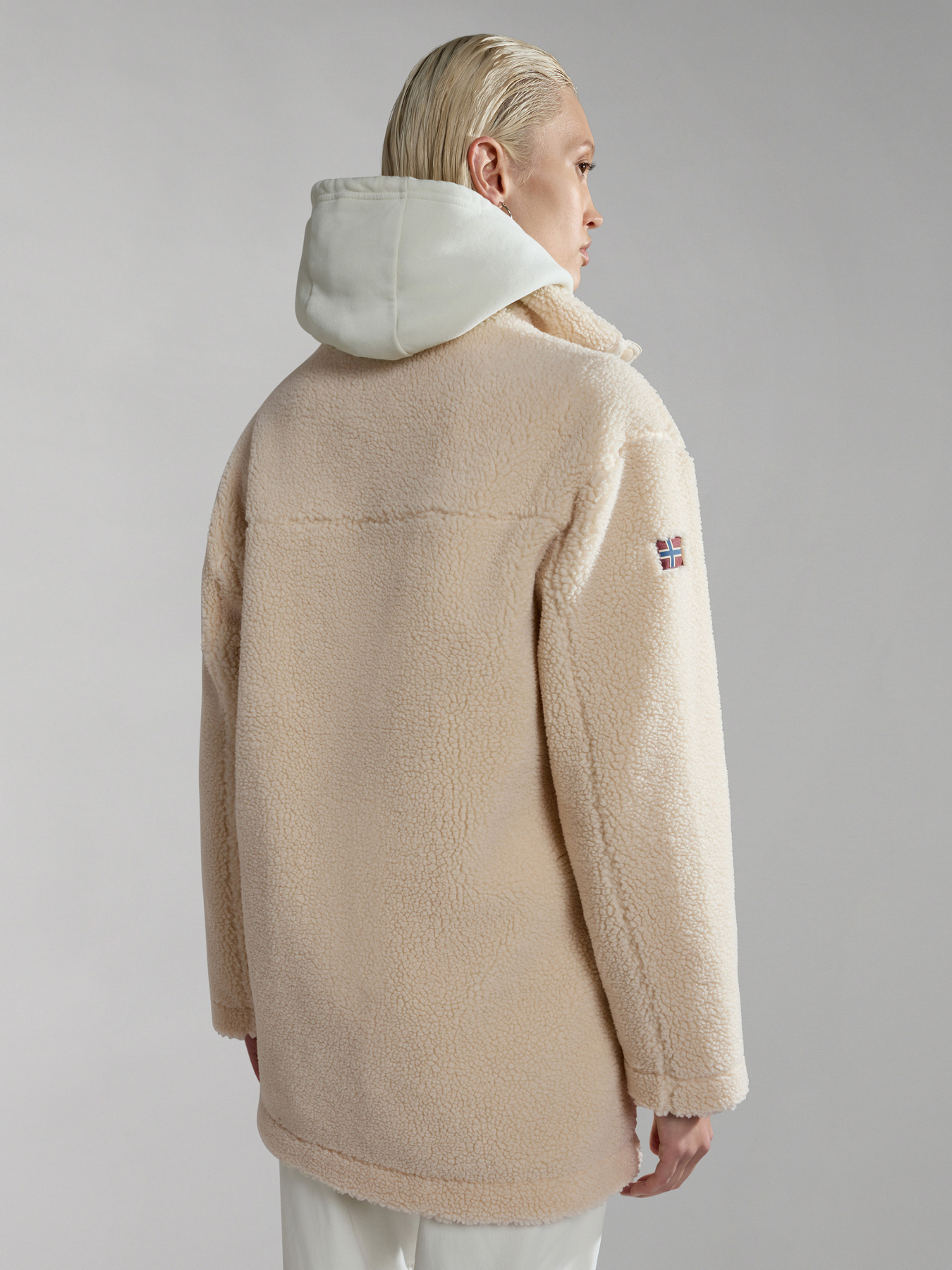 Пальто Napapijri Astrolabe Turtleneck Fleece модель NP0A4HBSNS51 Фото