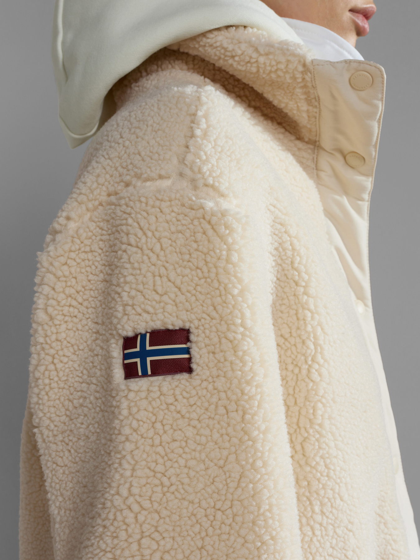 Пальто Napapijri Astrolabe Turtleneck Fleece модель NP0A4HBSNS51 Фото