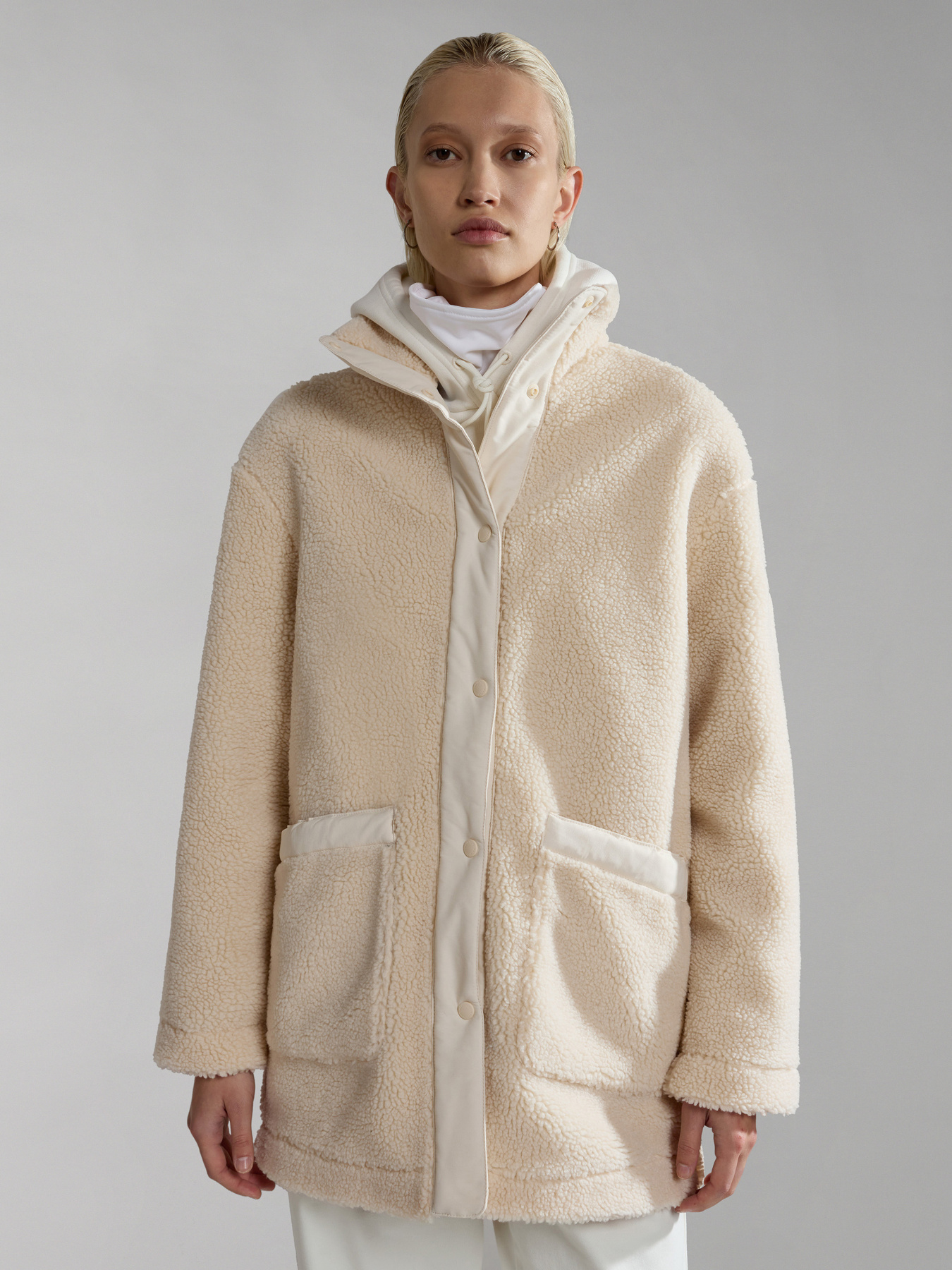 Пальто Napapijri Astrolabe Turtleneck Fleece модель NP0A4HBSNS51 Фото