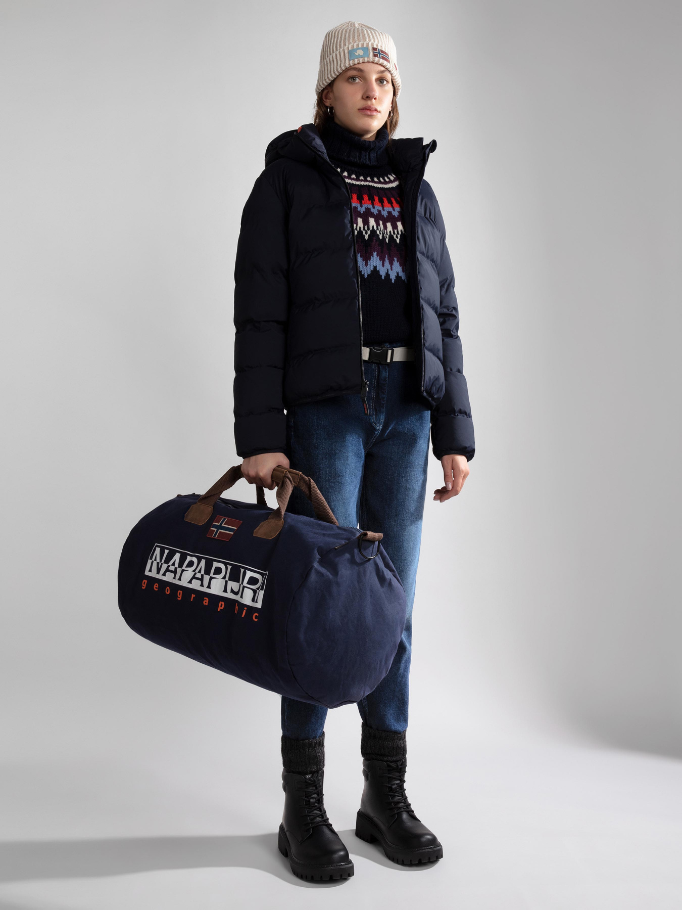 Прямые джинсы Napapijri Byrd модель NP0A4HHOD981 Фото