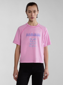 Футболка Napapijri S-Aberdeen модель NP0A4HOIP1J1 Футболка Napapijri S-Aberdeen модель NP0A4HOIP1J1 Фото