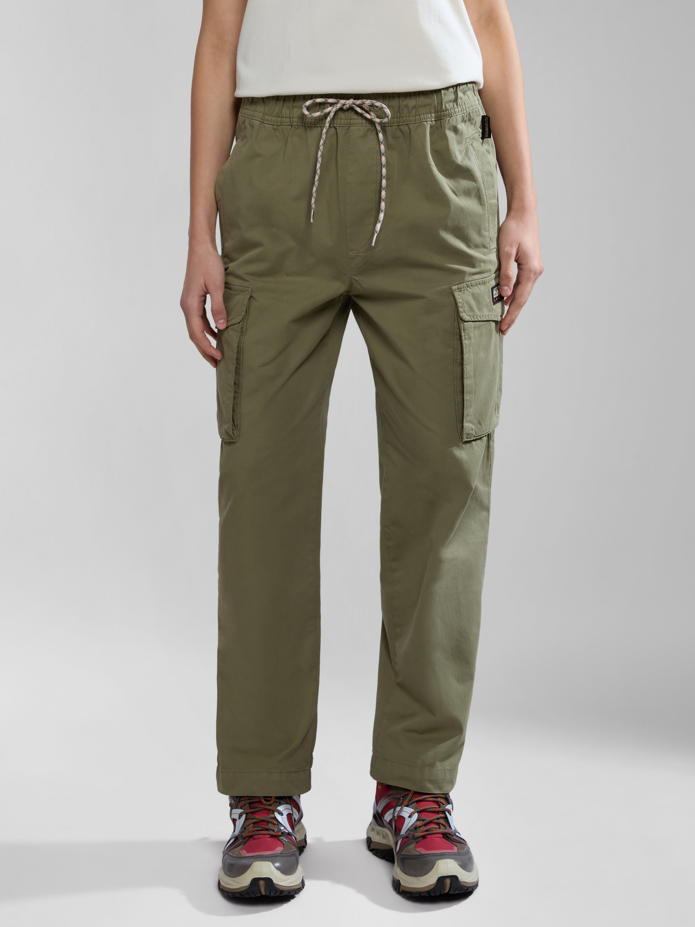 Бавовняне Жіноче Карго Napapijri M-Faber (ZL1872) колір хакі