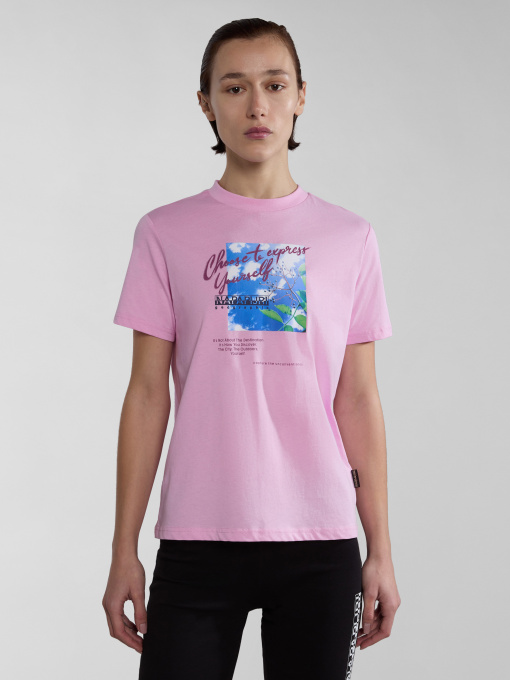 Футболка Napapijri S-Yukon модель NP0A4HOGP1J1 Фото