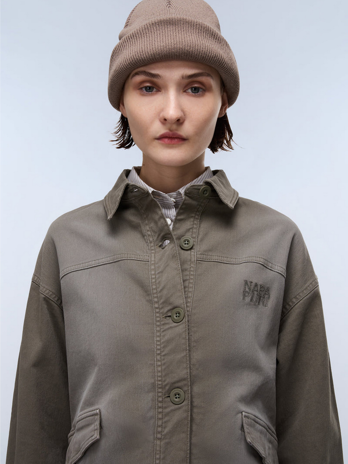 Рубашка повседневная Napapijri Rendena модель NP0A88WFG0A1 Рубашка повседневная Napapijri Rendena модель NP0A88WFG0A1 Фото