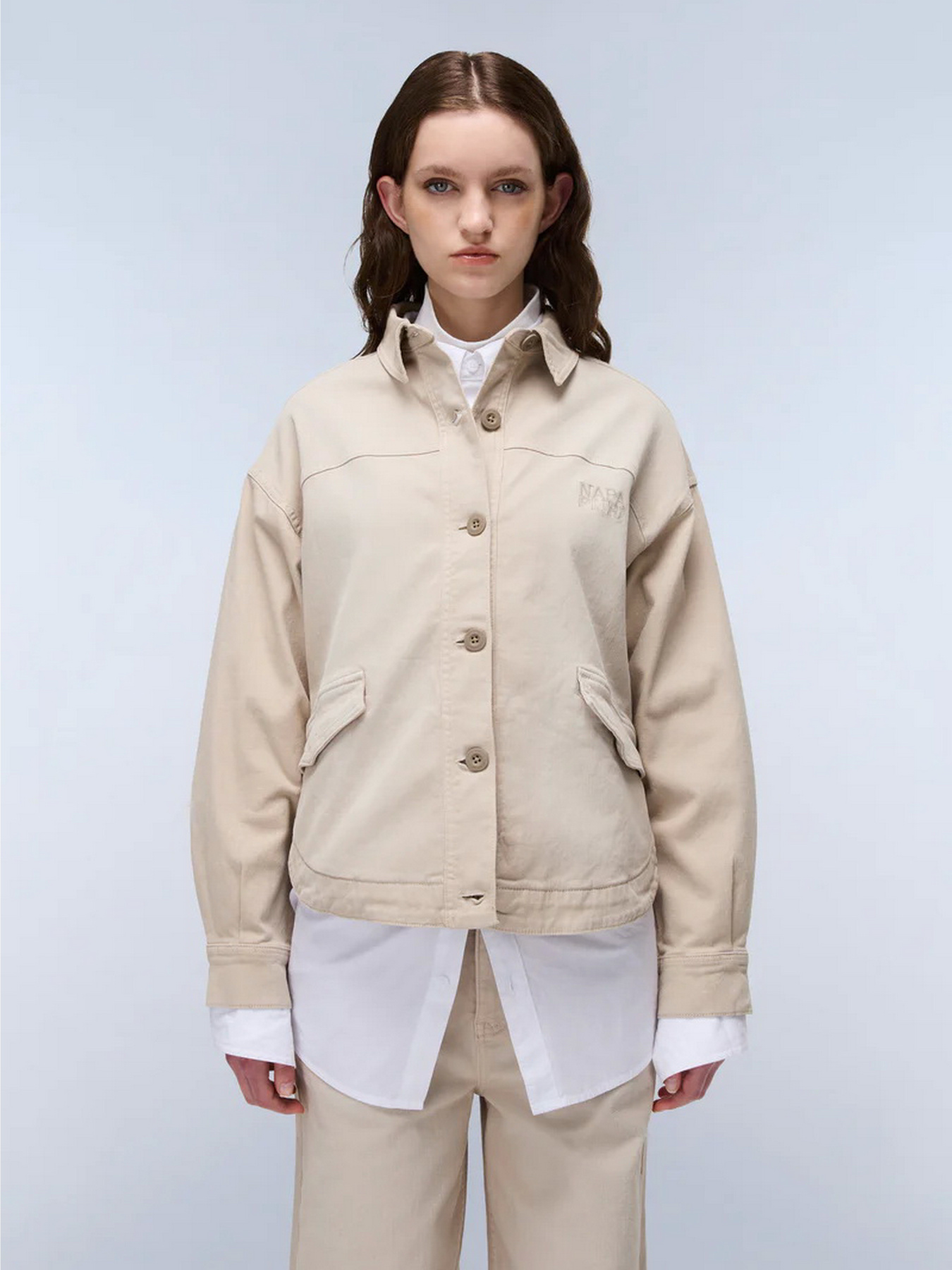 Рубашка повседневная Napapijri Rendena модель NP0A88WFNAC1 Рубашка повседневная Napapijri Rendena модель NP0A88WFNAC1 Фото