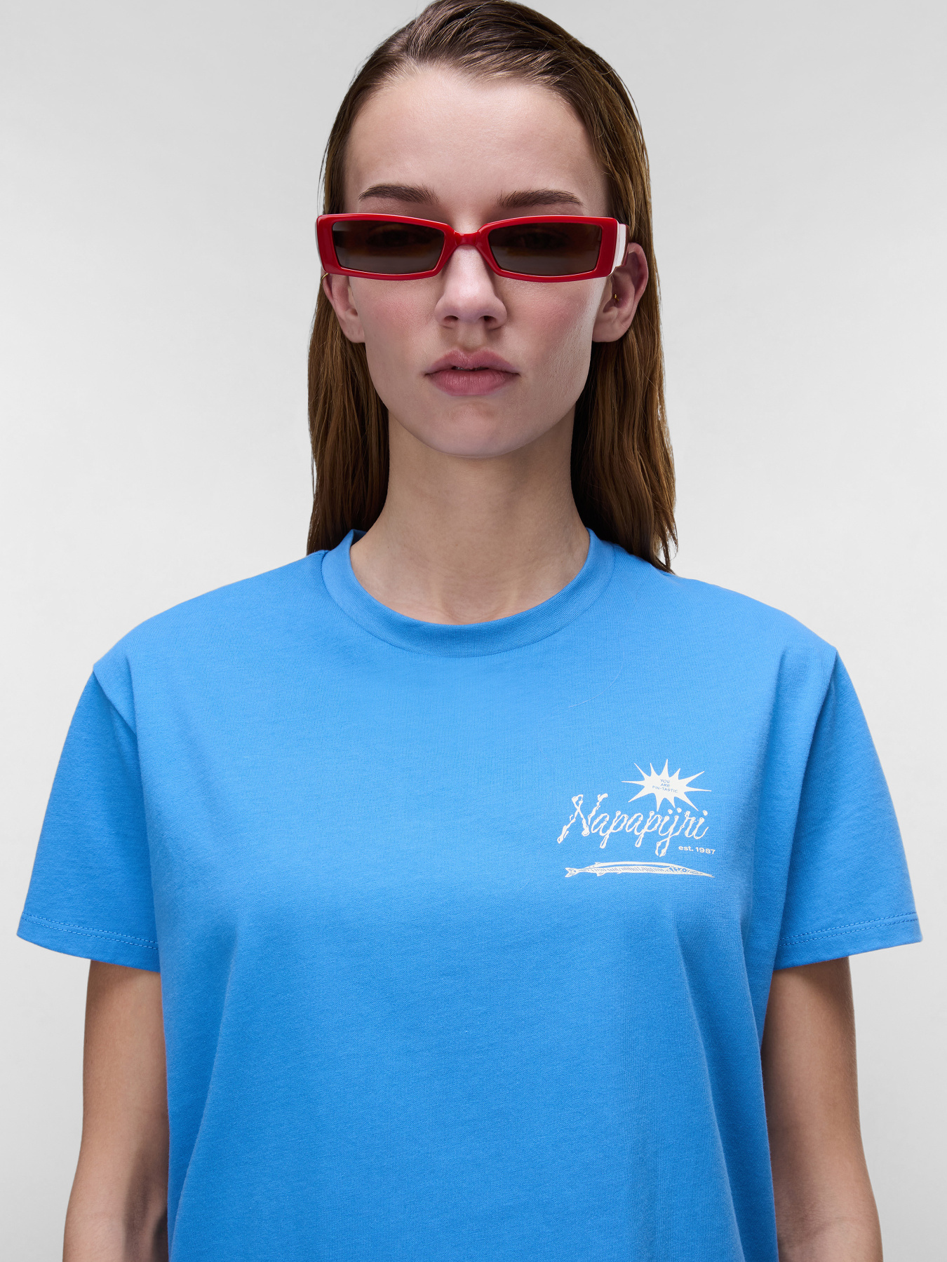 Футболка Napapijri S-ANTIMONY модель NP0A4HR4B9A1 Фото