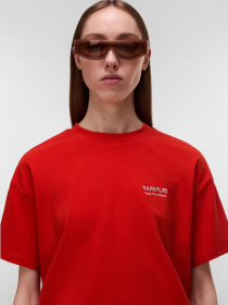 Футболка Napapijri S-ILIANA модель NP0A8BC4RAU1 Футболка Napapijri S-ILIANA модель NP0A8BC4RAU1 Фото