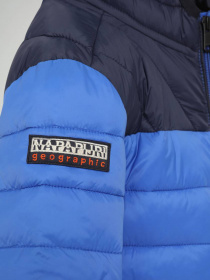 Демісезонна куртка Napapijri Short jacket Aerons Hood модель NP0A4EPMBE11 Демісезонна куртка Napapijri Short jacket Aerons Hood модель NP0A4EPMBE11 Фото