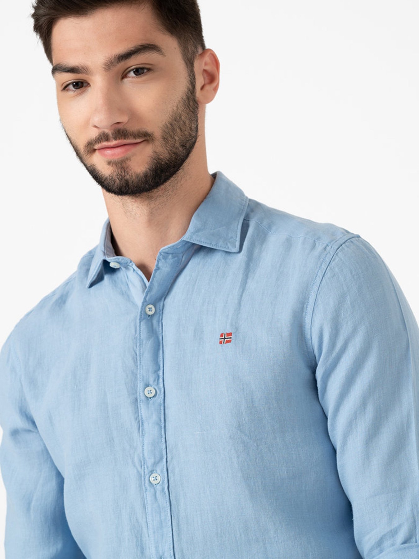 Сорочка повсякденна Napapijri Gervas модель NP0A4F818M51 Фото