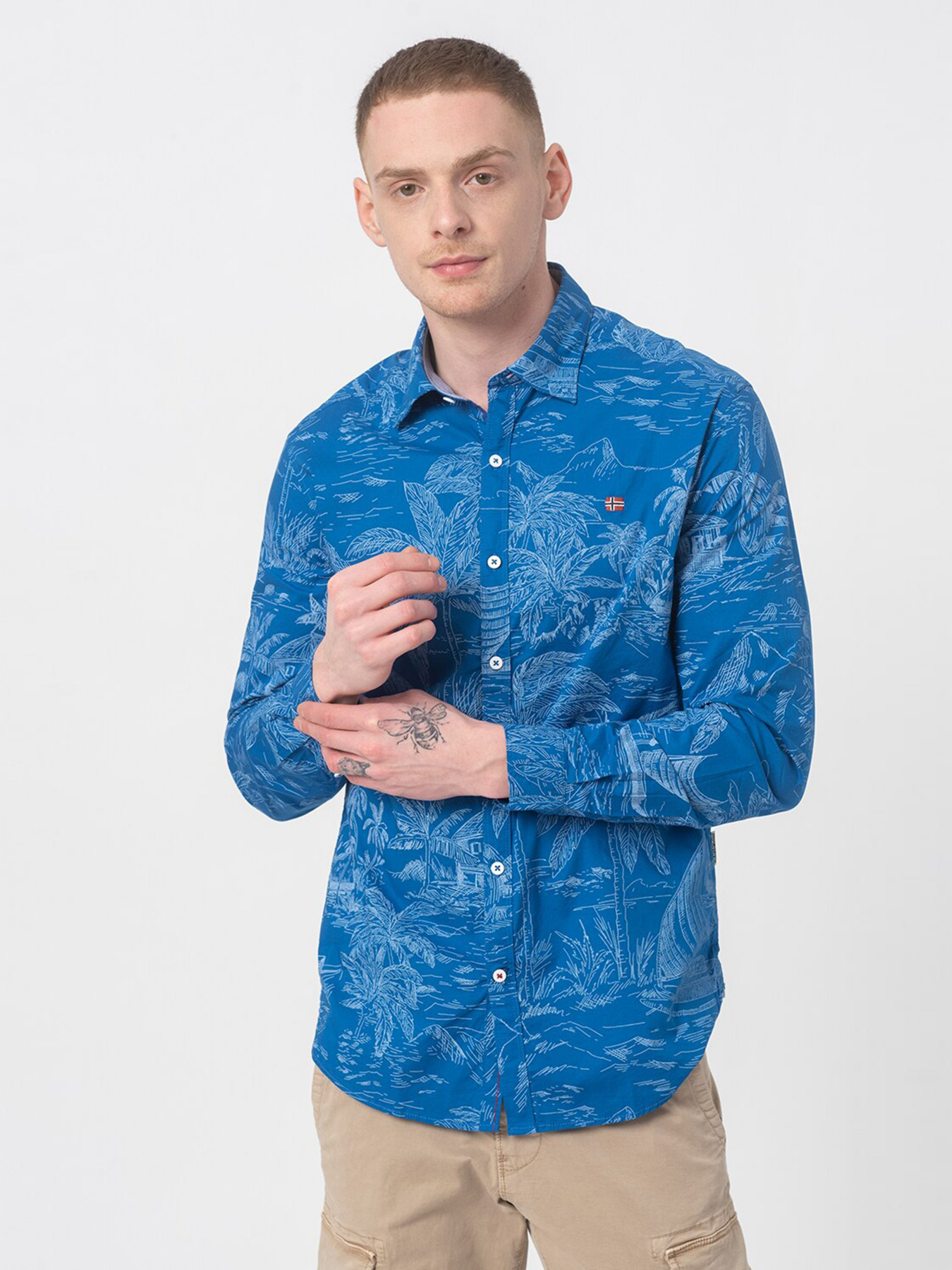 Рубашка Napapijri GESIN модель NP0A4F86F3D1 Фото