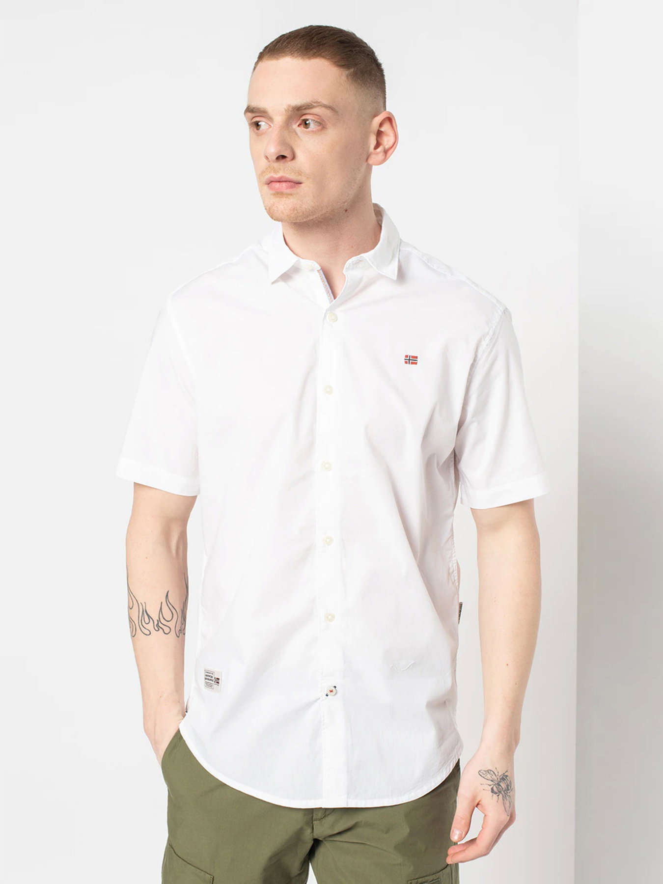 Рубашка повседневная Napapijri Ging модель NP0A4F880021 Фото