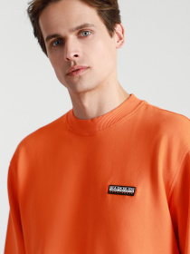 Свитшот Napapijri Sweatshirt Patch модель NP0A4FF7A1A1 Фото