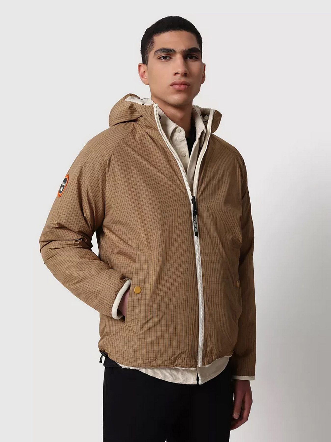 Кофта Napapijri Agner Шерпа модель NP0A4FL6NS51 Фото