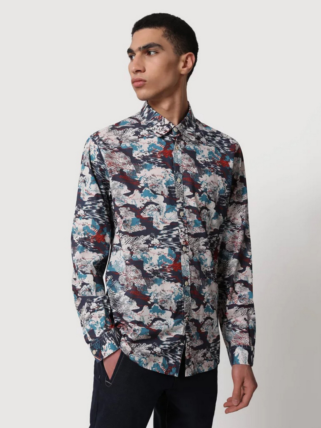 Сорочка повсякденна Napapijri Gigans модель NP0A4FMOF7C1 Фото