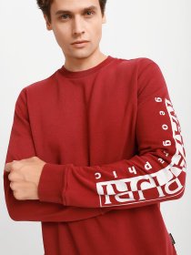 Свитшот Napapijri Badas модель NP0A4FQNR541 Свитшот Napapijri Badas модель NP0A4FQNR541 Фото