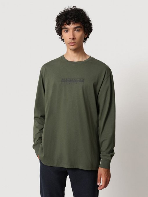 Лонгслів Napapijri Box модель NP0A4FRKGE41 Фото